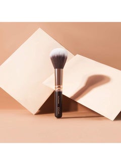 Zoeva Beauty Luxury Rose Gold 8pc Premium Quality Handcrafted Soft And Dense Dazzle Colour Brushes Telescopic Cosmetic Makeup Brush Brown/Rose Gold/White  - Image 5