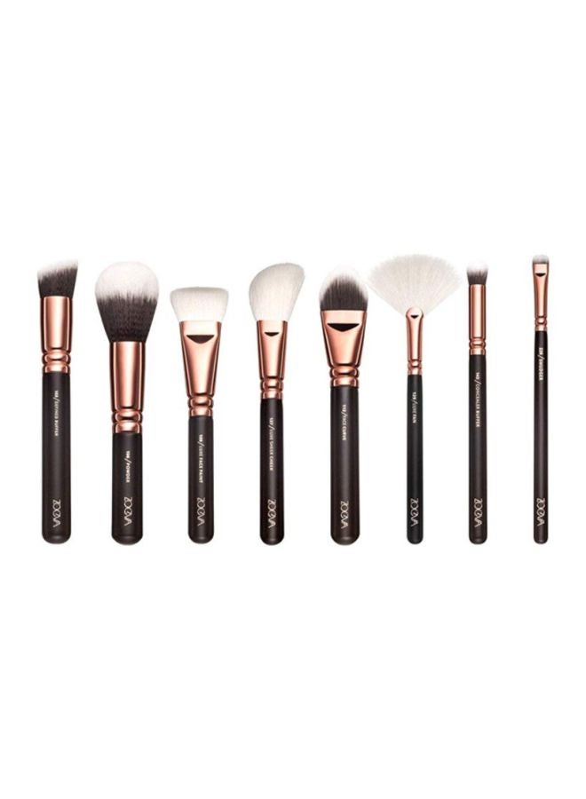 Zoeva 15-Piece Make Up Brush Set Brown/Rose Gold/White - Image 3