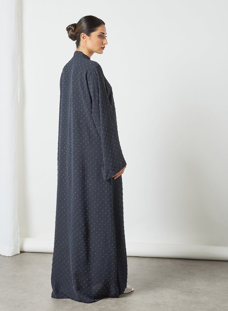 Bousni - Comfortable Stylish Abaya Navy Blue - Image 1