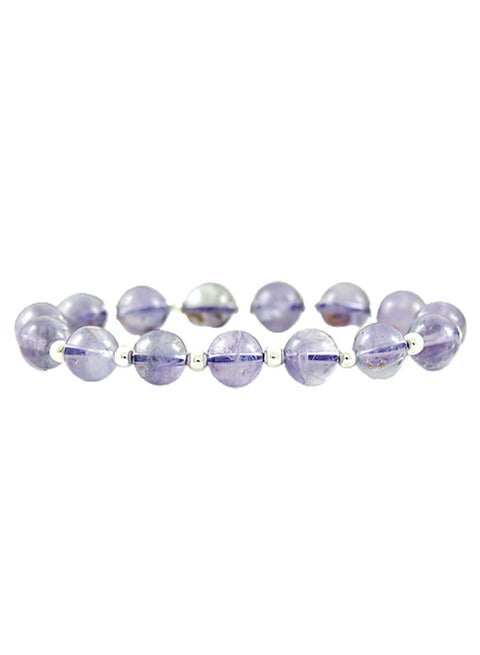 Amethyst Bracelet with Sterling Silver components
