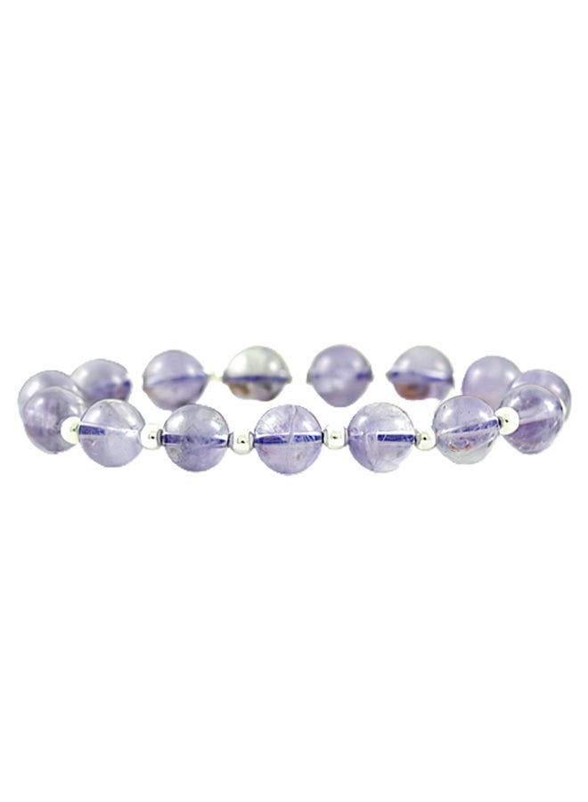 Generic - Amethyst Bracelet with Sterling Silver components - Image 1