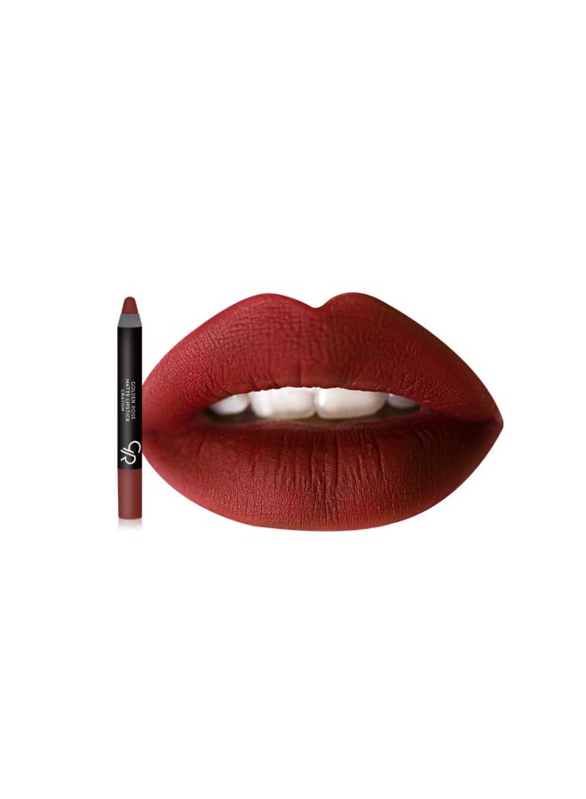 Golden Rose Matte Lipstick Crayon 01 Brown  - Image 3