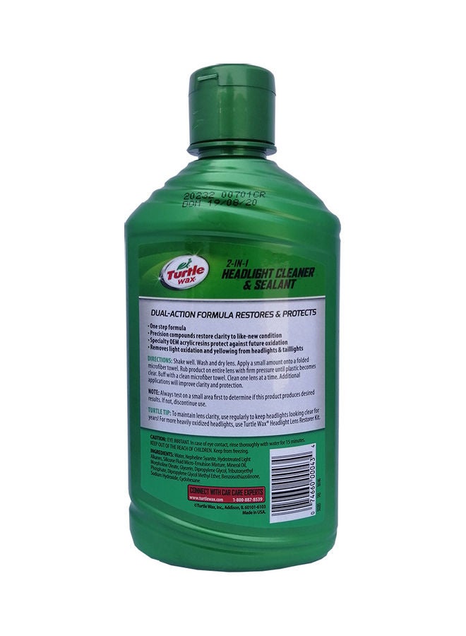 Turtle wax 2-In-1 Headlight Cleaner And Sealant  - Image 2