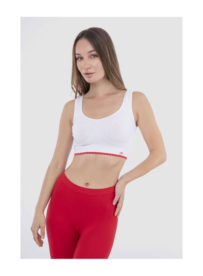Carina Cotton Soft Bra - N white  - Image 1