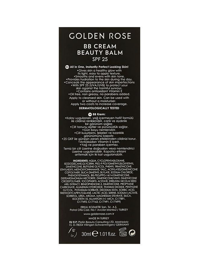 Golden Rose Beauty Balm BB Cream With SPF 25 03 Natural  - Image 4