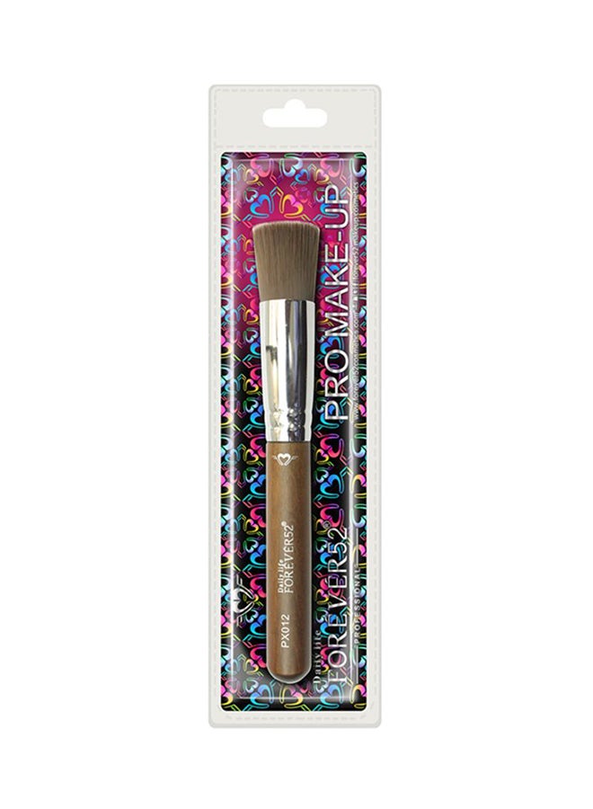 FOREVER52 Pro Makeup Brush Brown/Silver  - Image 2