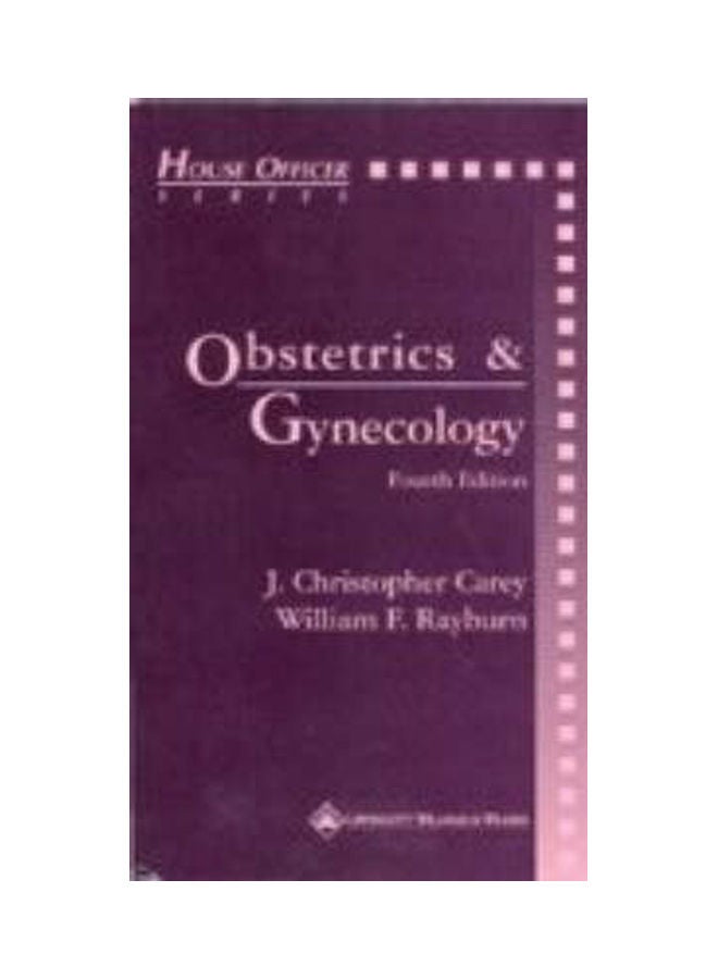 Obstetrics And Gynecology Paperback English by William F. Rayburn 