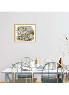 Decdeal The Old Married Couple Pattern Cross Stitch Kit Multicolour  - Image 5
