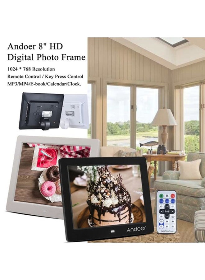 ANDOER - LCD Digital Photo Frame Black - Image 1