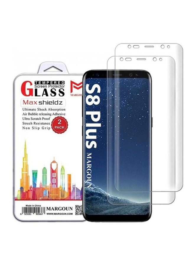 MARGOUN 2-Piece Screen Protector For Samsung Galaxy S8+ Clear - Image 2