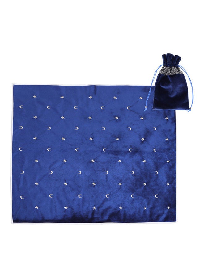 Silver Braid Divination Tablecloth With Tarot Card Bag - Image 3