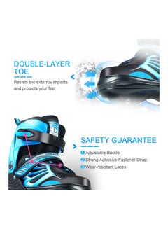 Generic Pair Of Adjustable LED Inline Skates L L  - Image 4