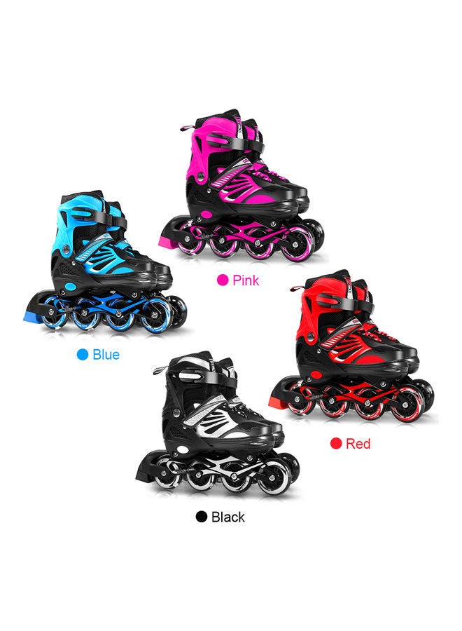 Generic - Pair Of Adjustable LED Inline Skates M M - Image 1