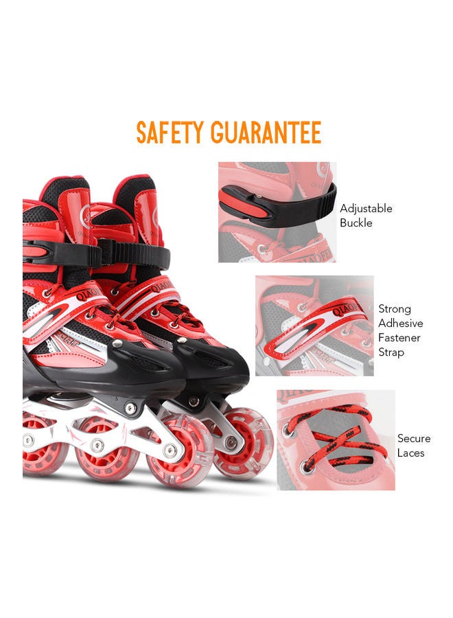 Adjustable Illuminating Inline Skates With Light Up Wheels M - Image 3