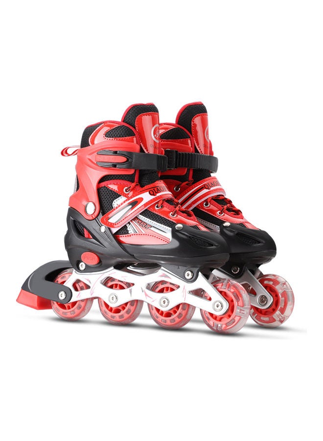 Adjustable Illuminating Inline Skates With Light Up Wheels S