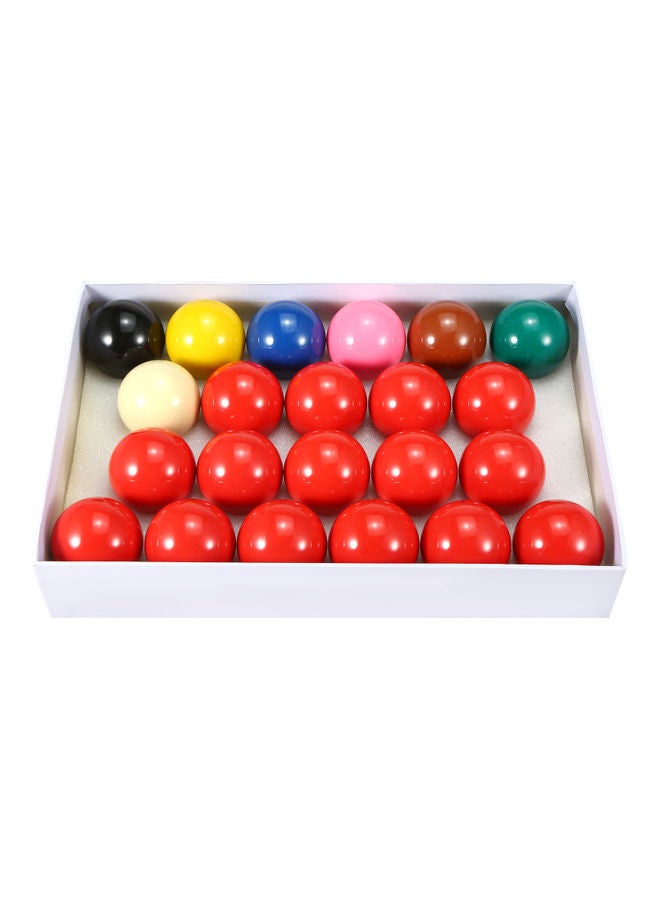 22-Piece Resin Billiard Balls Pool Set - Image 1
