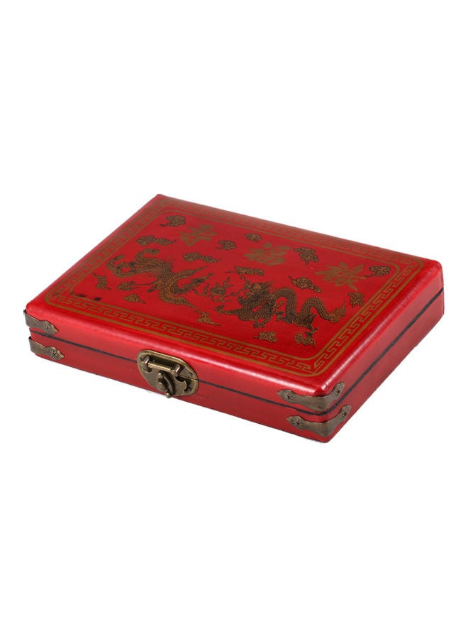 Mini Mahjong Set With Wooden Storage Case 4 Players - Image 2
