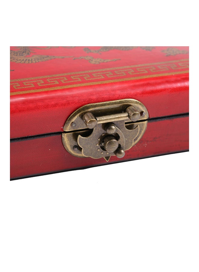 Mini Mahjong Set With Wooden Storage Case 4 Players - Image 3