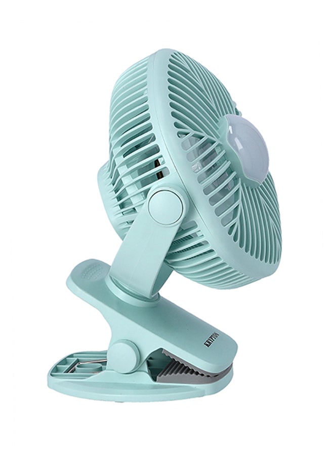 Rechargeable Mini Fan with Hi Power Led Light, Lithium Battery, USB Charging, Charge and Full Charge Indicator, Portable, Lightweight and Baby Friendly KNF5405 Light Green - v1622270835/N46449584A_3