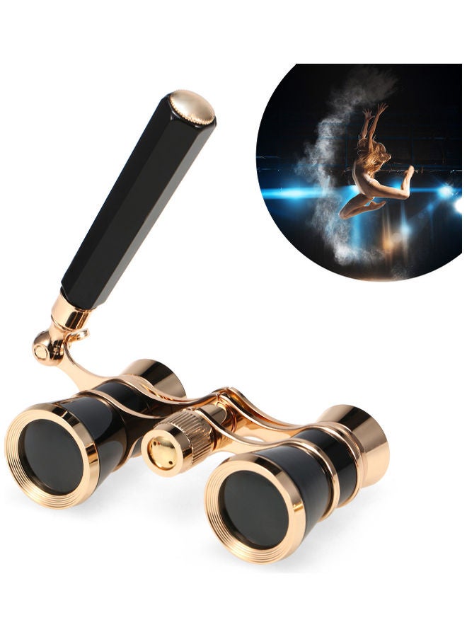 Generic Opera Glasses Lens Retro Binoculars With Handle  - Image 1