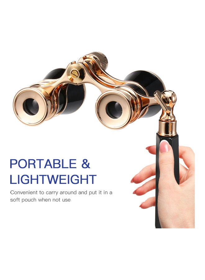 Generic Opera Glasses Lens Retro Binoculars With Handle  - Image 3
