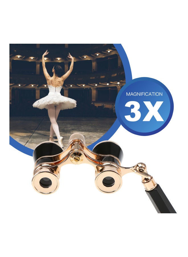 Generic Opera Glasses Lens Retro Binoculars With Handle  - Image 5