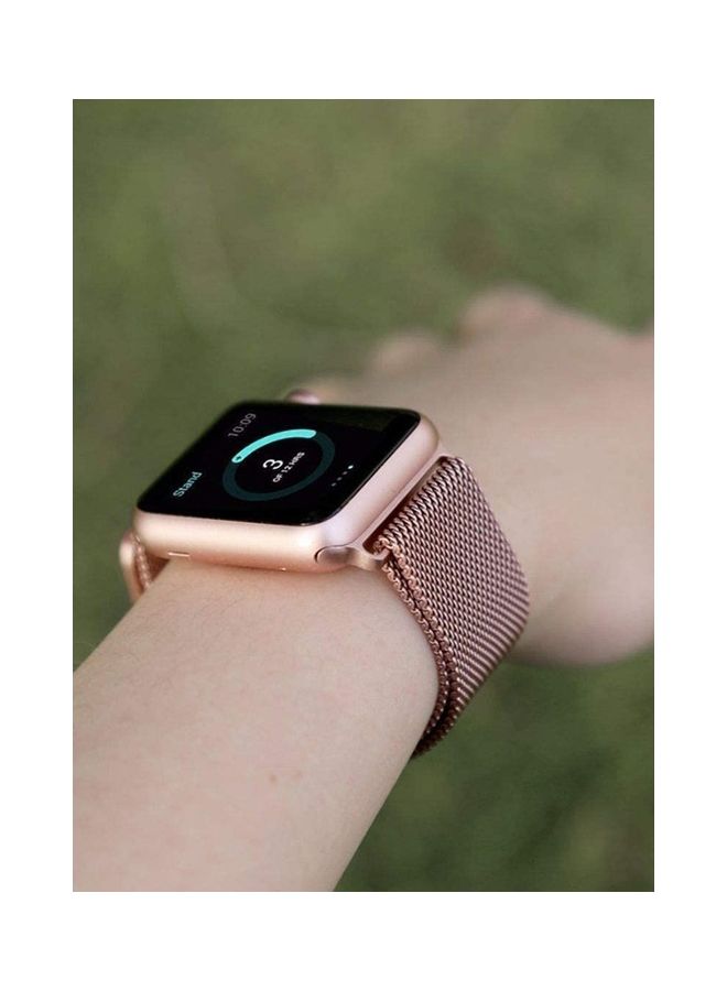 ICS Replacement Band For  Apple Watch Band 42/44 mm Pink Pink - Image 2