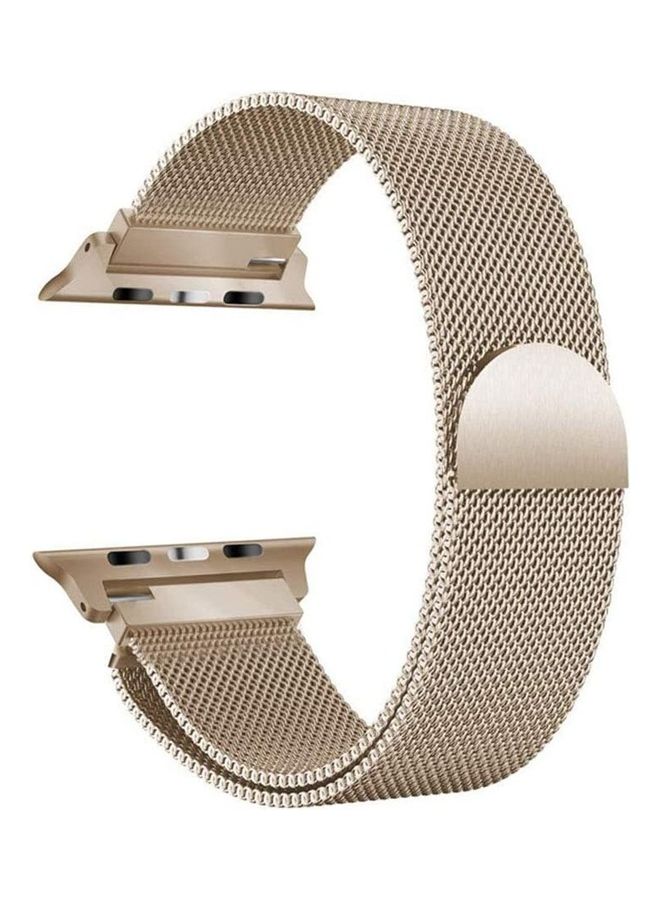ICS Replacement Band For Apple Watch Series 4/3/2/1 42/44 mm Vintage Gold - Image 1
