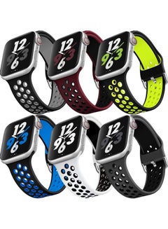 6-Piece Replacement Band For  Apple Watch Apple Watch Band 42/44 mm Multicolour