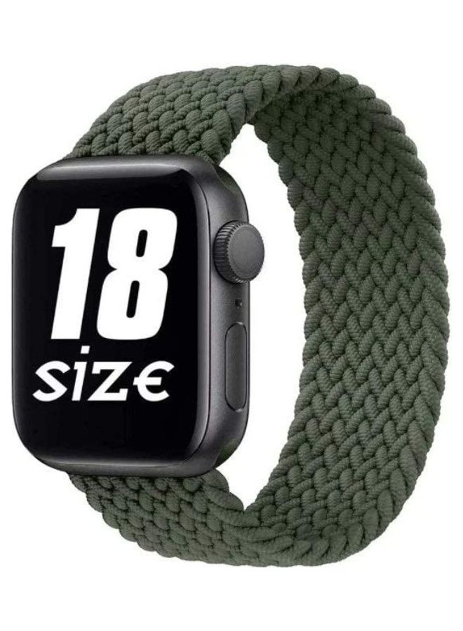 ICS - Replacement Band For  Apple Watch Band 38/40 mm Dark Green - Image 1