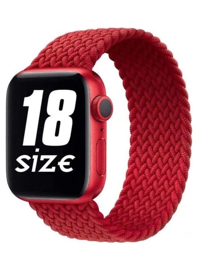 ICS Replacement Band For Apple Watch Series 6/SE/5/4/3/2 38/40 mm Red