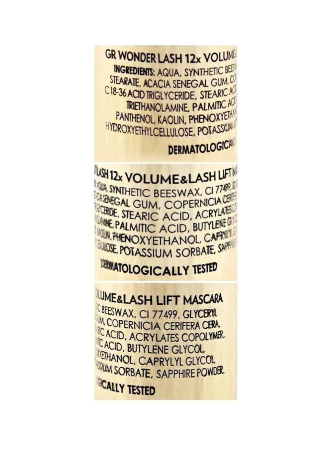 Golden Rose Wonder Lash Lift Mascara Black  - Image 4