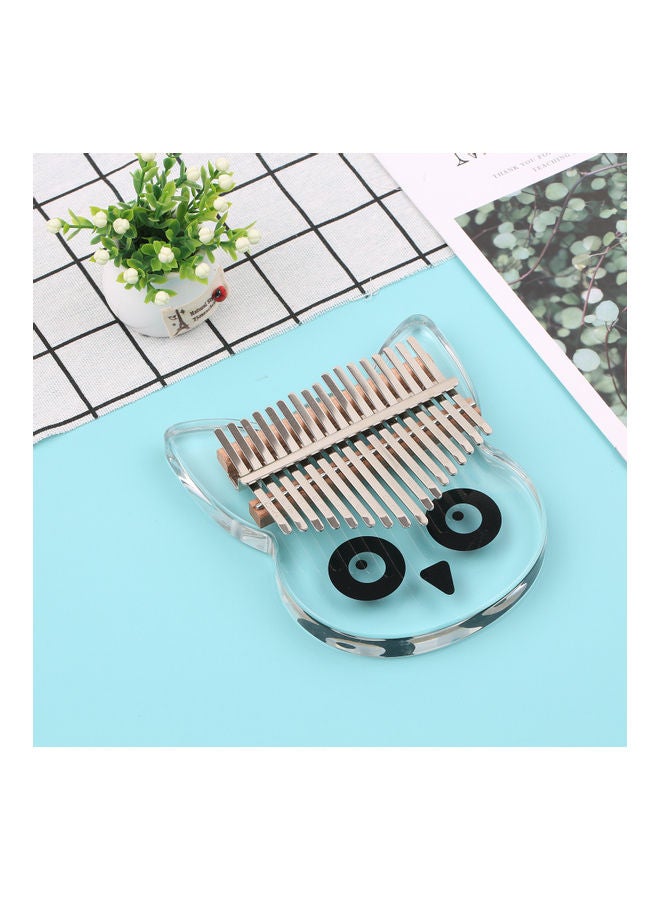 Generic 17-Key Panda Themed Thumb Piano With Case  - Image 3