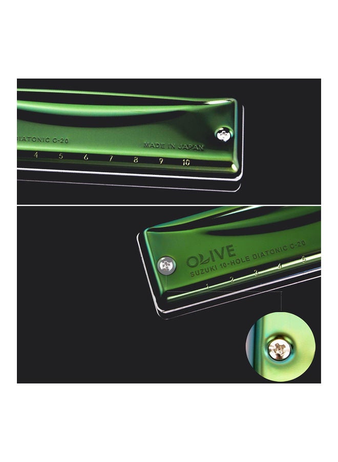 Suzuki 10-Holes Diatonic Harmonica  - Image 3