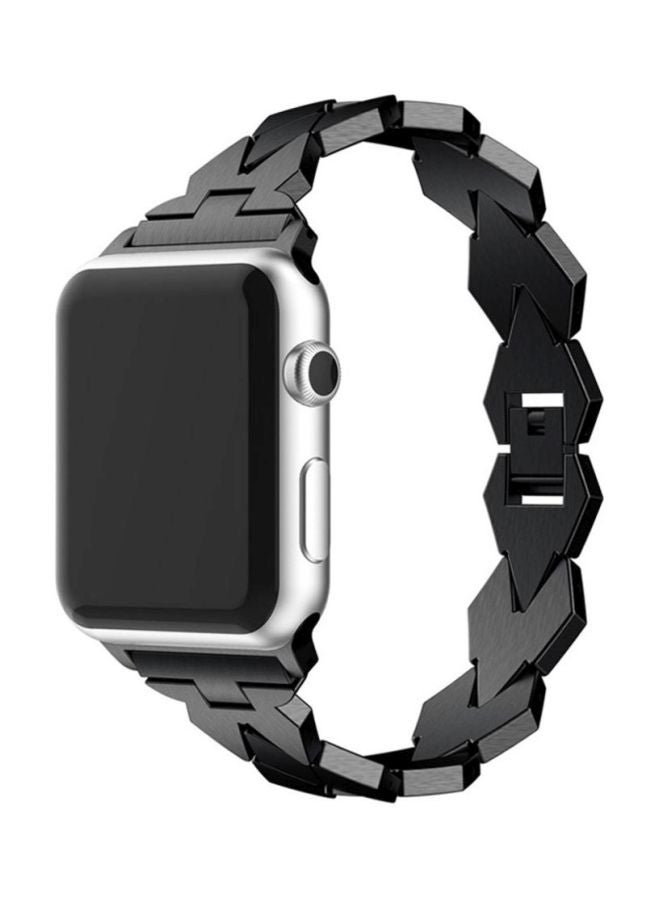 Voberry Replacement Band For Apple Watch Series 1/2/3 38mm Black - Image 3