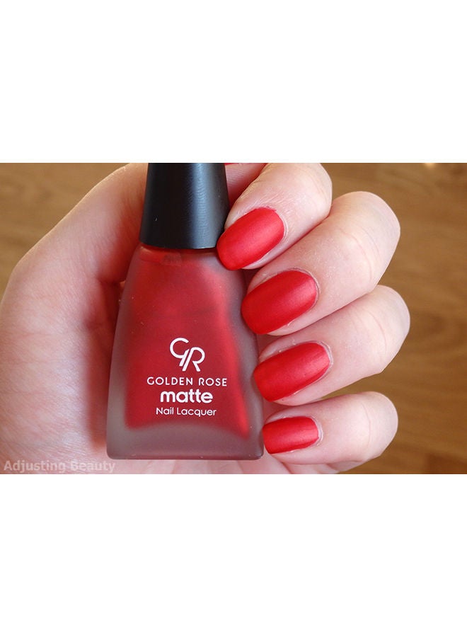 Matte Nail Lacquer Red No 3 - v1622282532/N16894618A_4