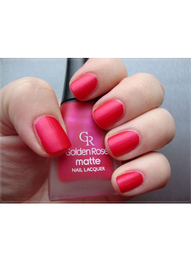 Matte Nail Lacquer Red No 3 - v1622282533/N16894618A_3