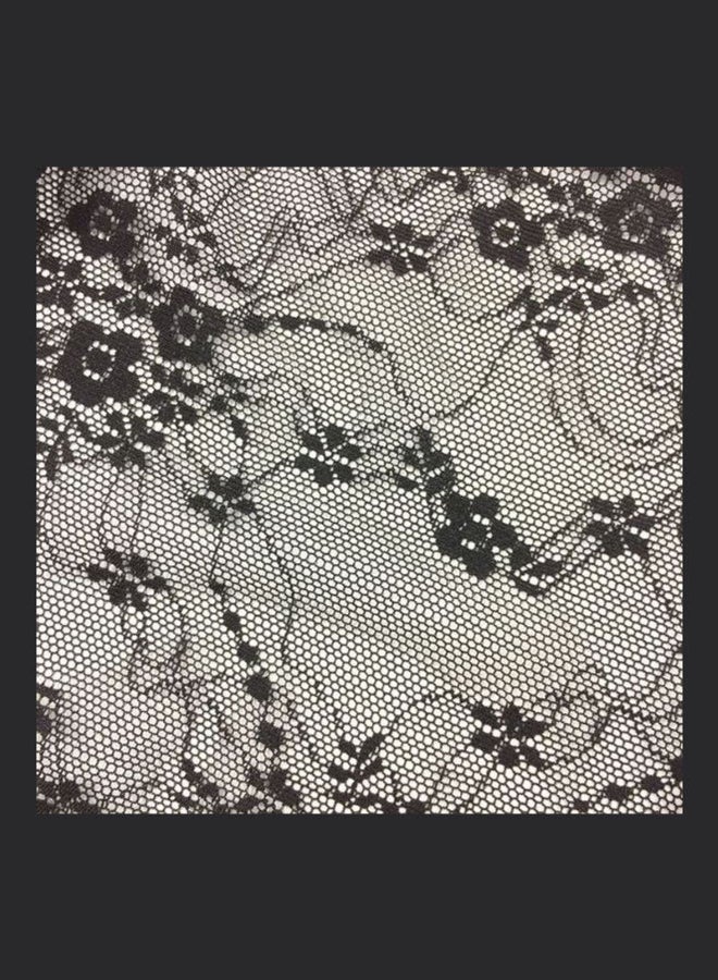 Floral Lace Detail Brief Black  - Image 4