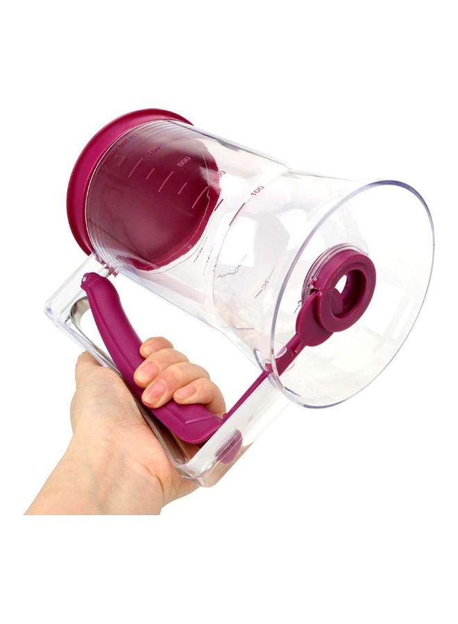 iNew Manual Cake Batter Dispenser Clear/Purple - Image 1