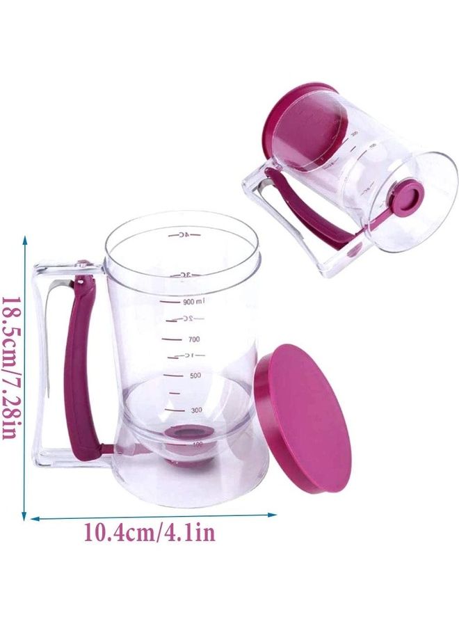 iNew Manual Cake Batter Dispenser Clear/Purple - Image 2