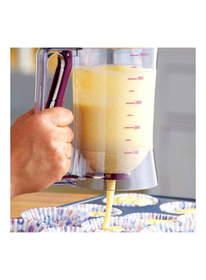 iNew Manual Cake Batter Dispenser Clear/Purple - Image 3