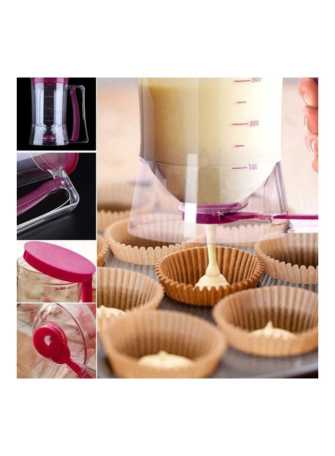 iNew Manual Cake Batter Dispenser Clear/Purple - Image 4