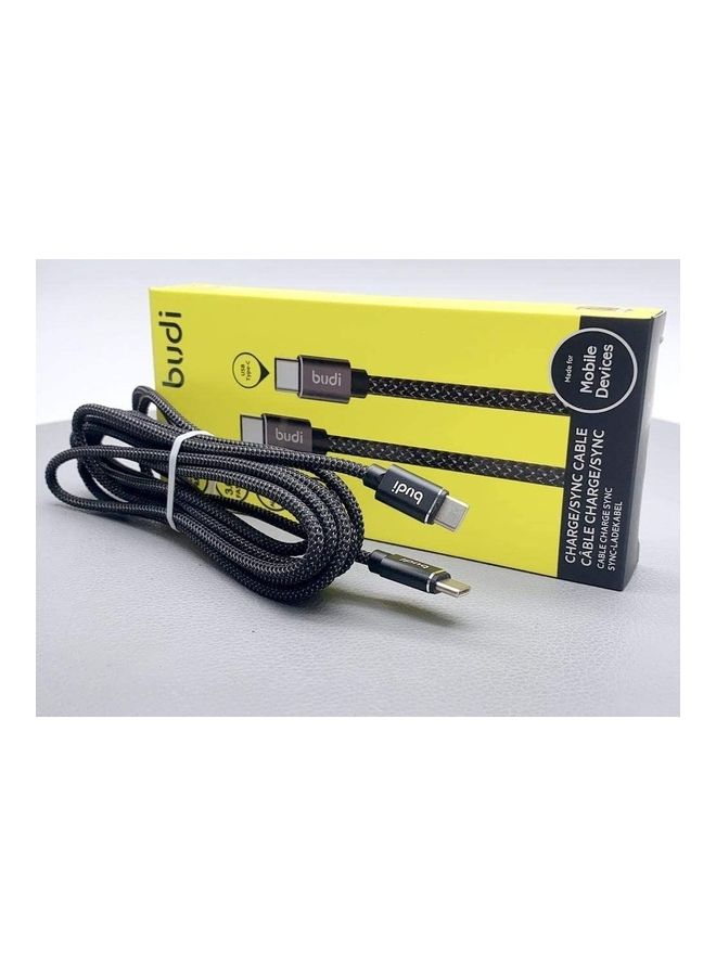 budi Type-C Cable Black - Image 1