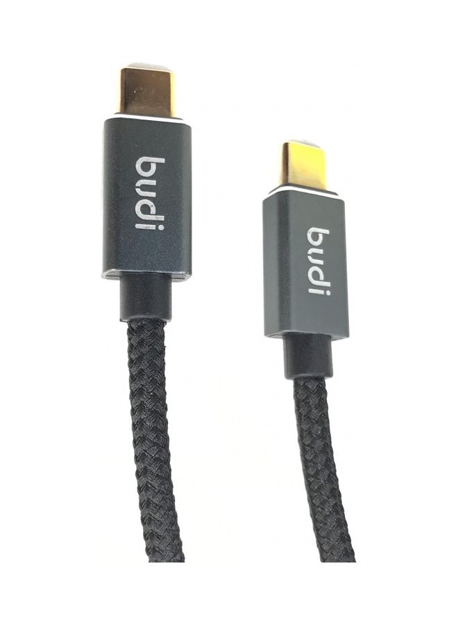 budi Type-C Cable Black - Image 2