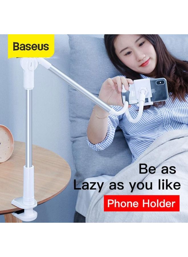 Baseus - Unlimited Adjustment 360-Degree Lazy Phone Holder Silver - Image 1