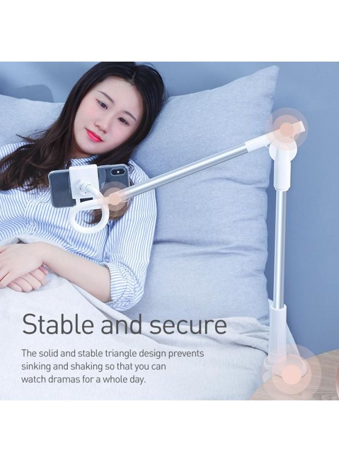 Baseus - Unlimited Adjustment 360-Degree Lazy Phone Holder Silver - Image 1