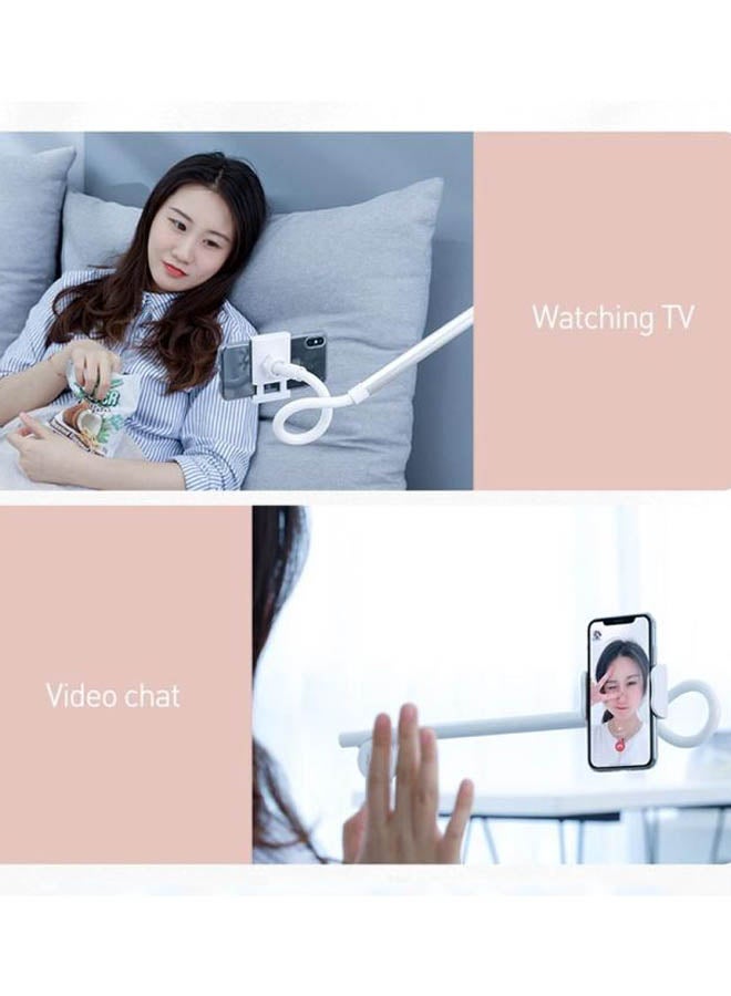Baseus - Unlimited Adjustment 360-Degree Lazy Phone Holder Silver - Image 1
