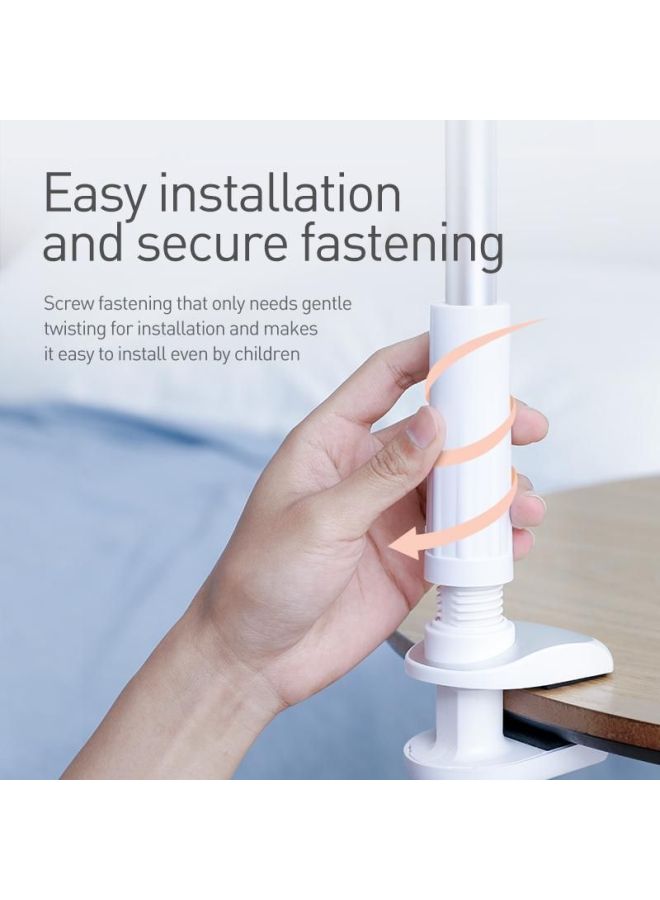 Baseus - Unlimited Adjustment 360-Degree Lazy Phone Holder Silver - Image 1