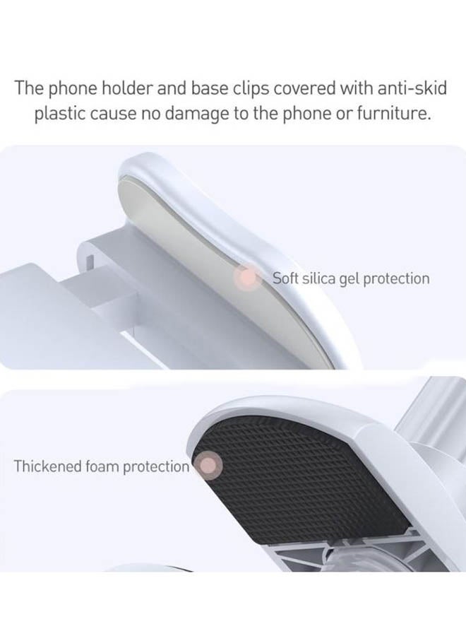 Baseus - Unlimited Adjustment 360-Degree Lazy Phone Holder Silver - Image 1