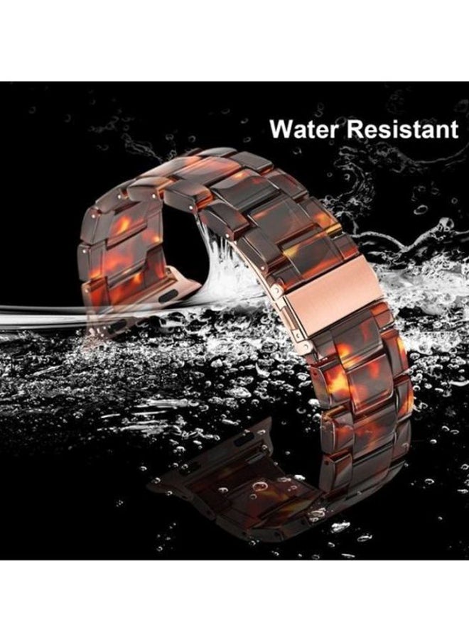 MARGOUN Marble Resin Bracelet Band For Apple Watch SE Series 42/44mm Multicolour - Image 5